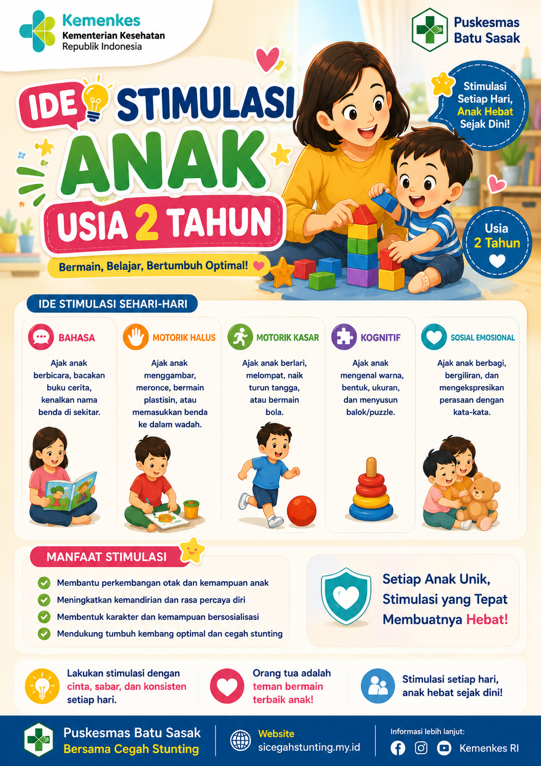 Stimulasi Anak Usia 2 Tahun